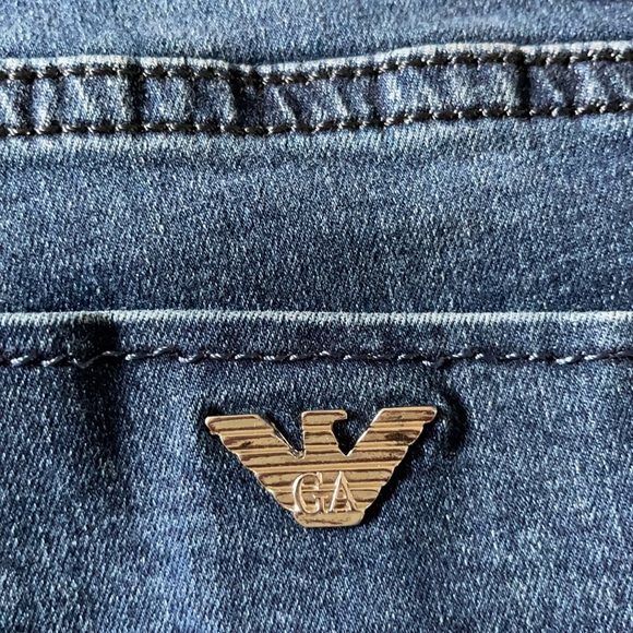 Emporio Armani Dark Wash Jeans Size 34 - Picture 3 of 15